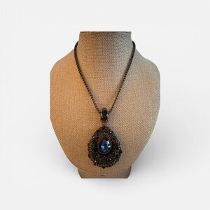 Blue Pendant Necklace